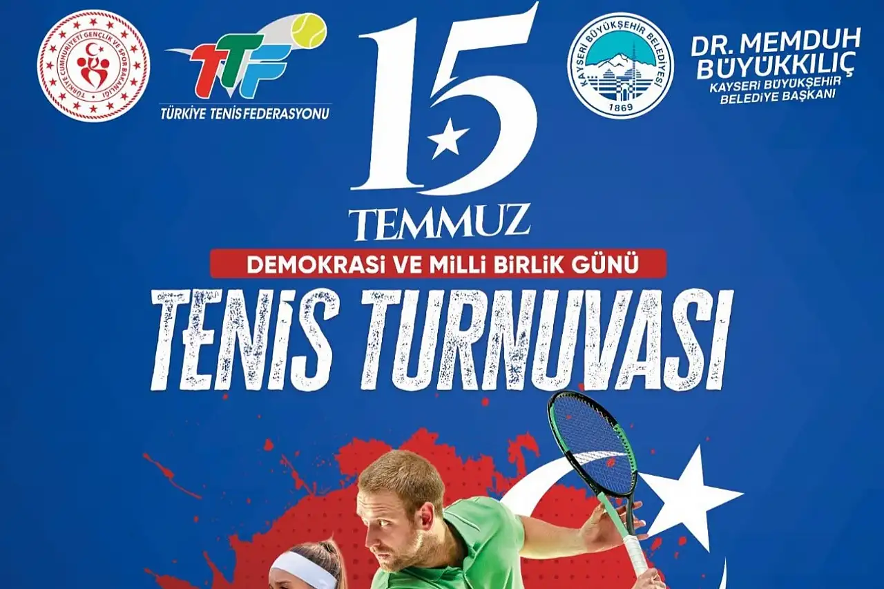 Büyükşehir'den 15 Temmuz Tenis Turnuvası