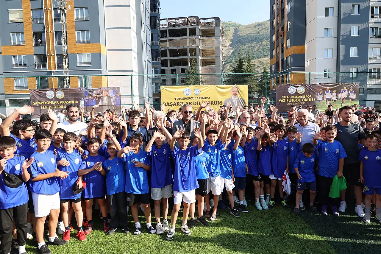 Başkan Yalçın çocukları spora teşvik etti!
