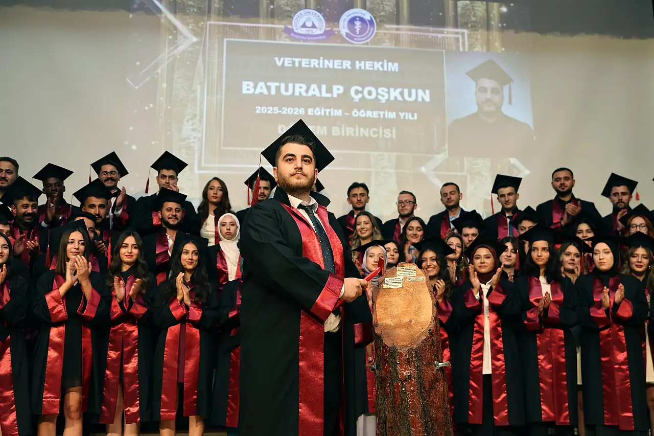 ERÜ Veteriner Fakültesi 78 öğrenciyi mezun etti