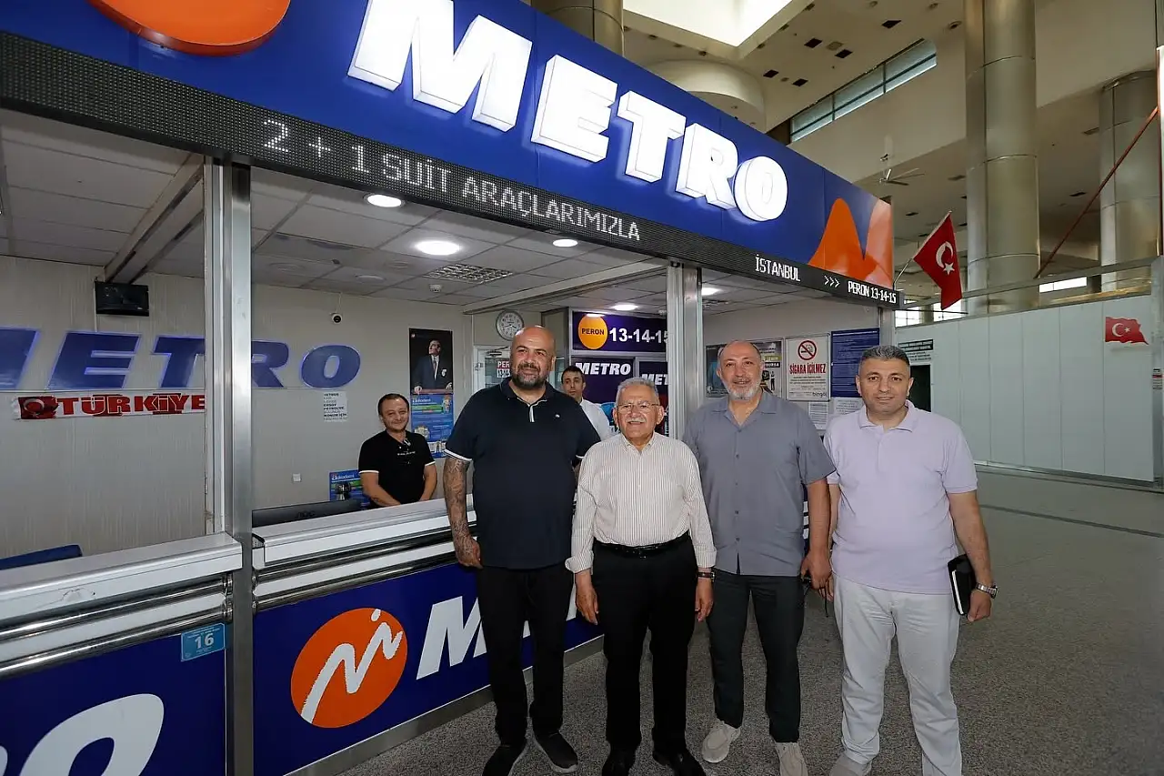 Başkan Büyükkılıç'tan taşınacak terminale ziyaret! Neler konuşuldu?