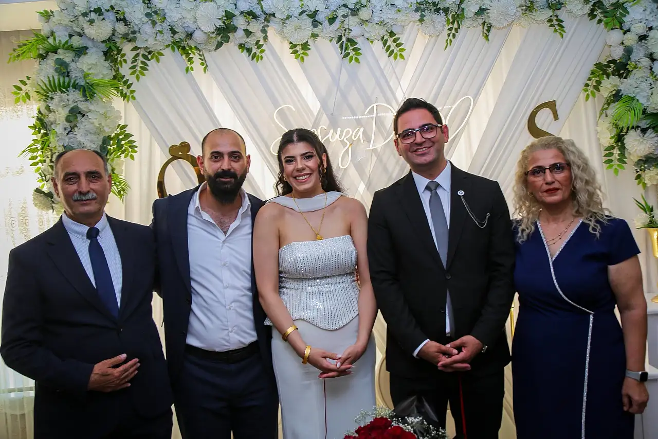 Akıncı ve Ağca ailelerinin mutlu günü
