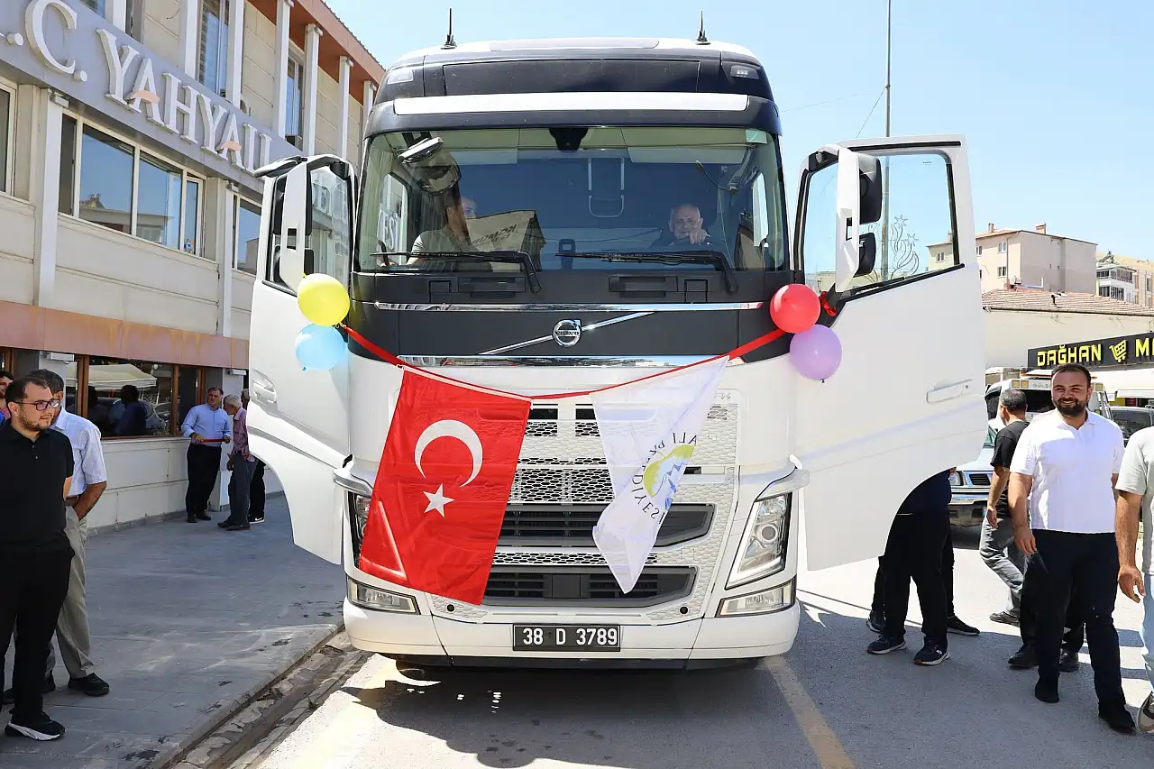Kayseri'de beklenen araç geldi! Tören düzenlendi