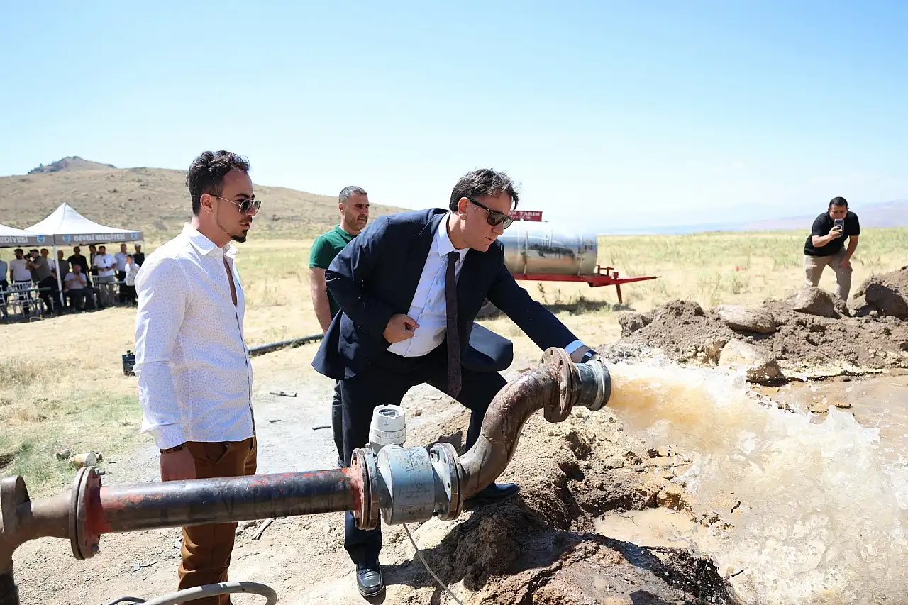 Develi'de beklenen proje hayata geçirildi: 10 Bin hayvana içme suyu sağlandı