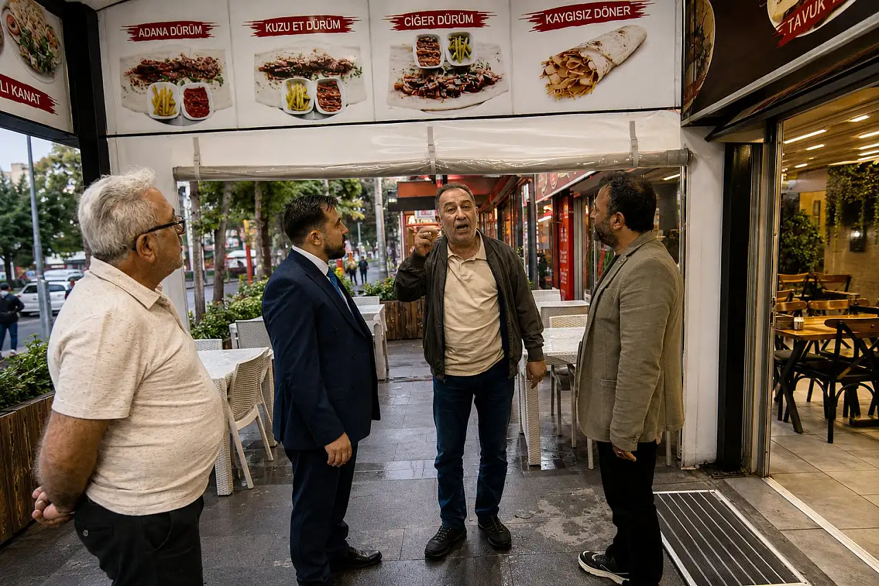 Yeniden Refah Partisi sahaya indi: Esnafın sorunlarını dinledi