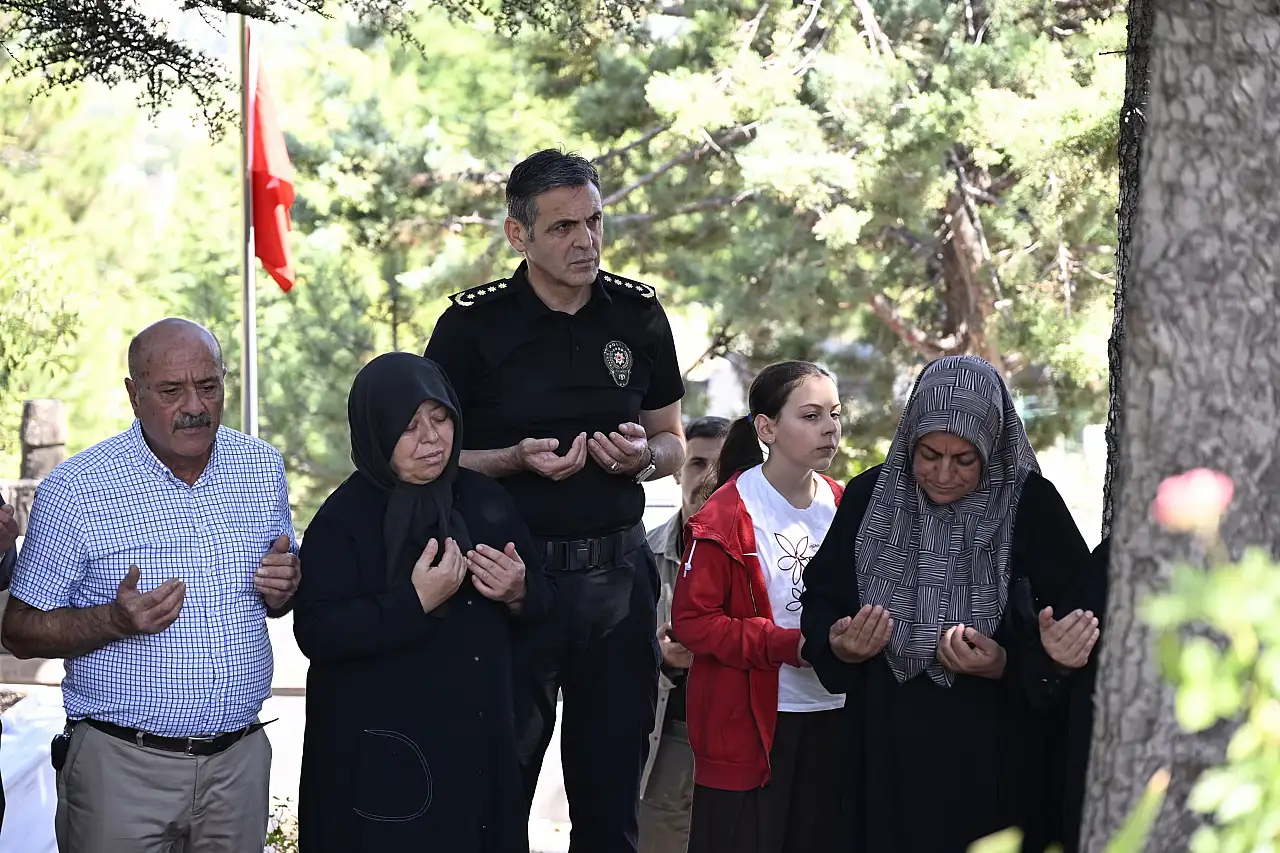 Bünyan'da şehit polis için bir araya gelindi