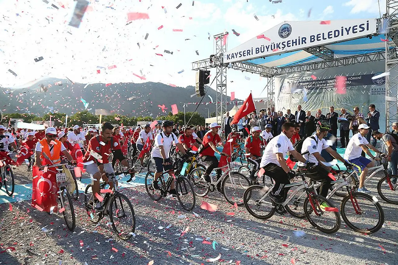 Kayseri'de herkes 13 Eylül'de pedal çevirecek!