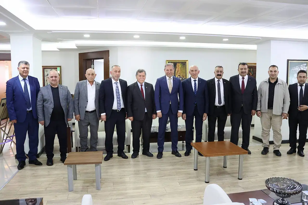 Kayserili başkanlar toplandı, Konyalı Başkan'a hayırlı olsuna gitti