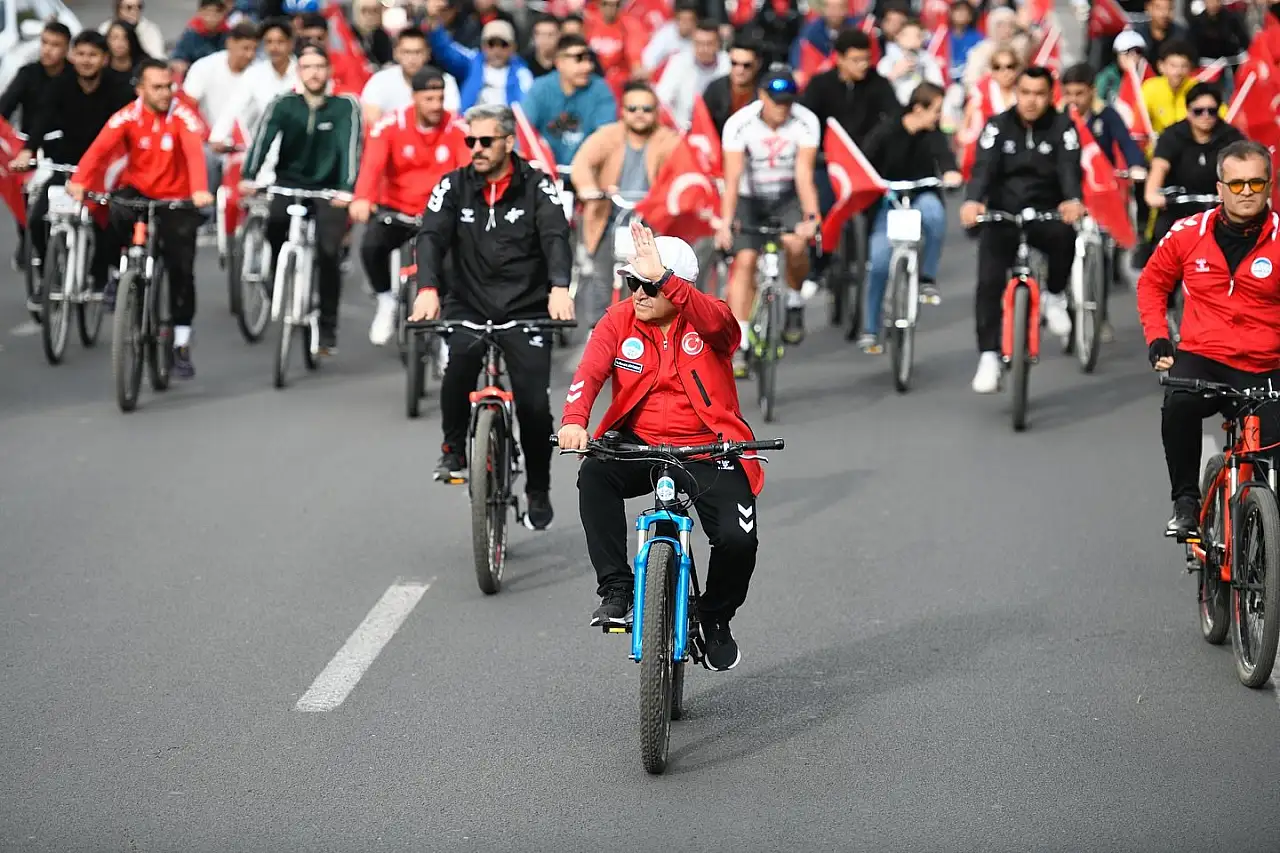 Kayseri'de Cumhuriyet için pedallar çevrilecek