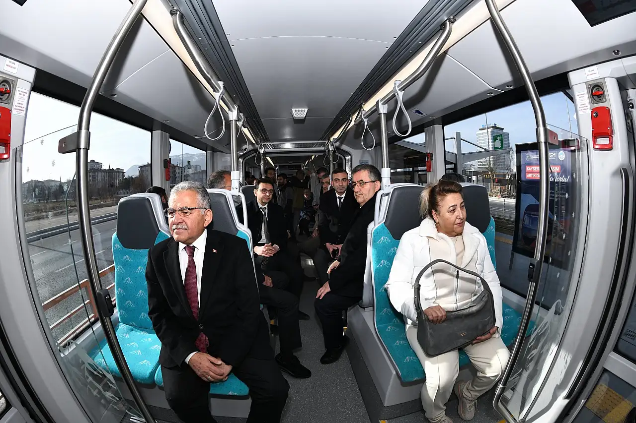 Kayseri'ye Erkilet-Cumhuriyet Meydanı-Millet Bahçesi raylı sistem hattı geliyor