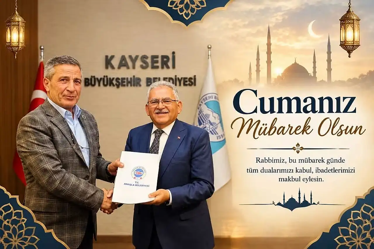 Kayseri'de CHP'den AK Parti'ye geçen Başkanın Cuma mesajı dikkat çekti