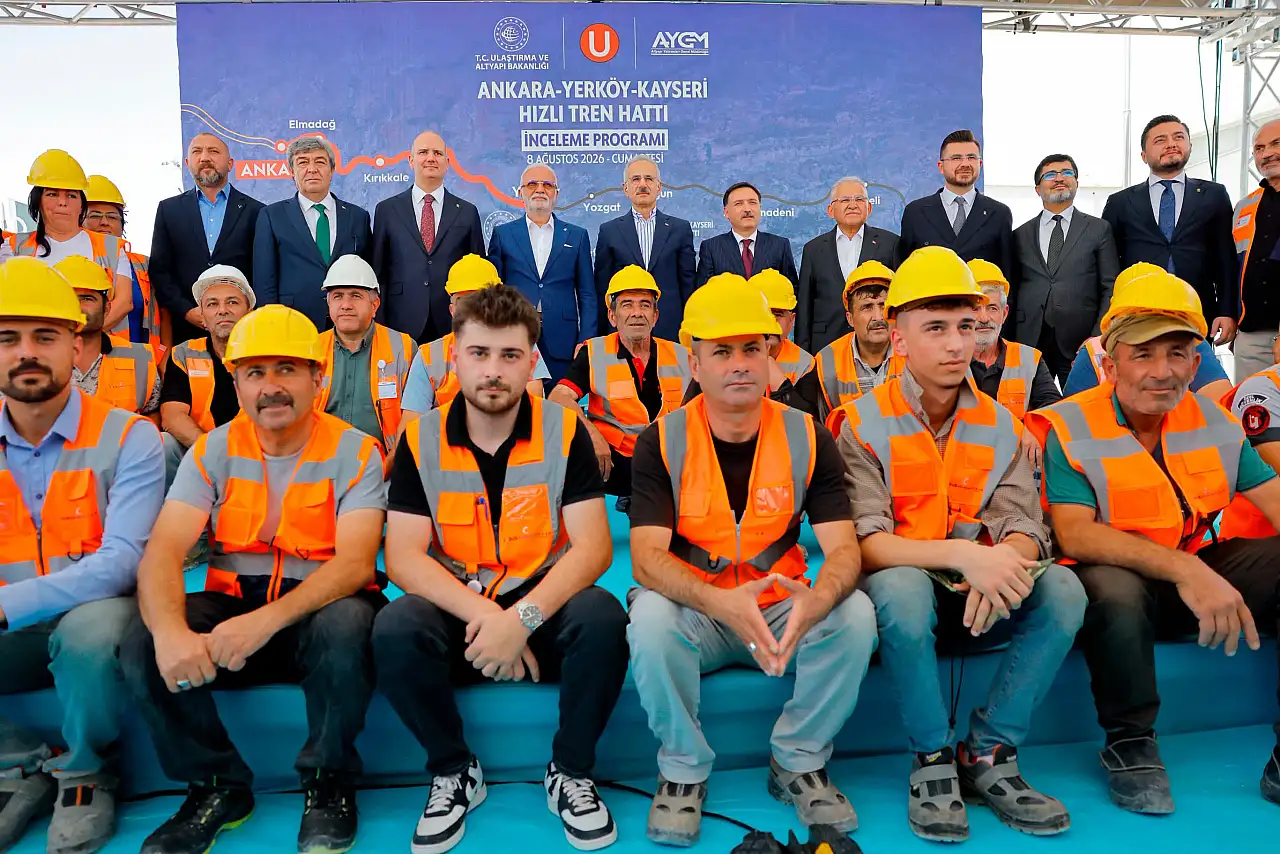 Kayseri'de yıllık 5,5 milyon yolcu ve 3 milyon ton yük taşıyacak proje