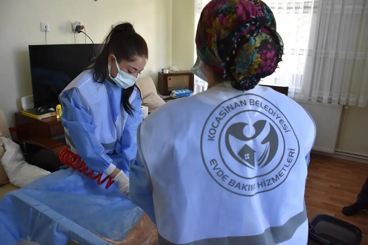 Kocasinan'da evde bakım hizmetiyle yaşam kalitesi artıyor