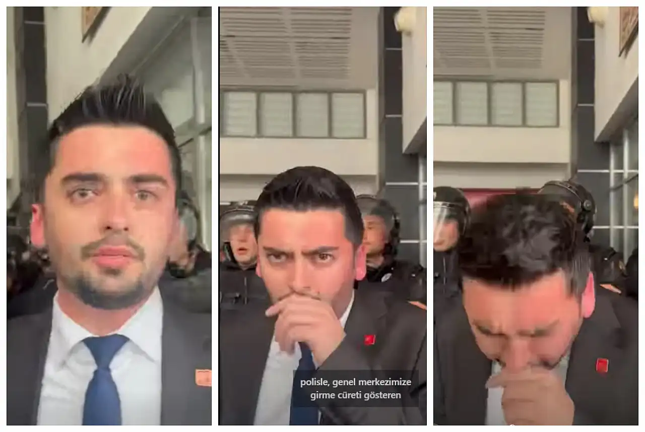 CHP Kayseri İl Başkanı Gözbaşı'nın zor anları! Konuşmakta güçlük çekti