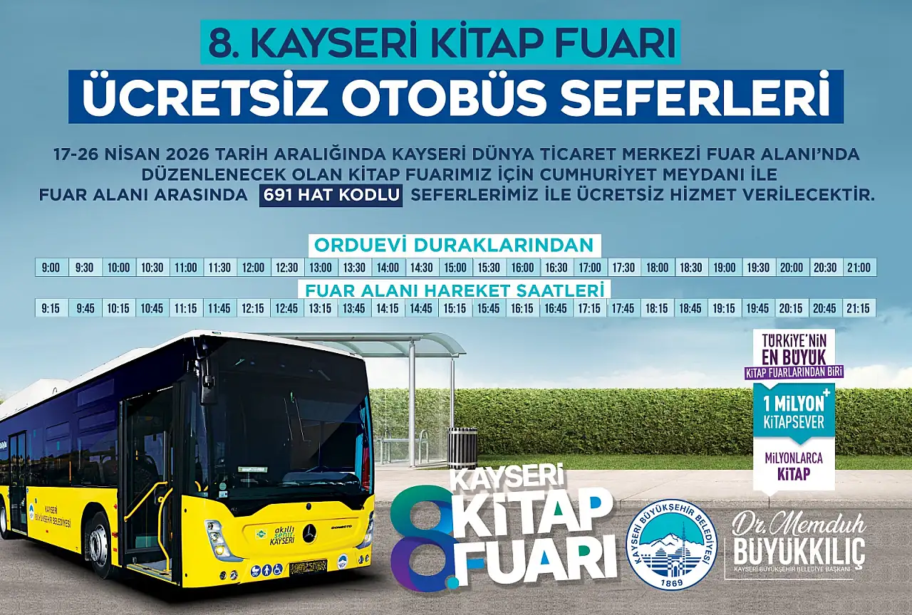 Başkan Büyükkılıç duyurdu: Ulaşım ücretsiz olacak!