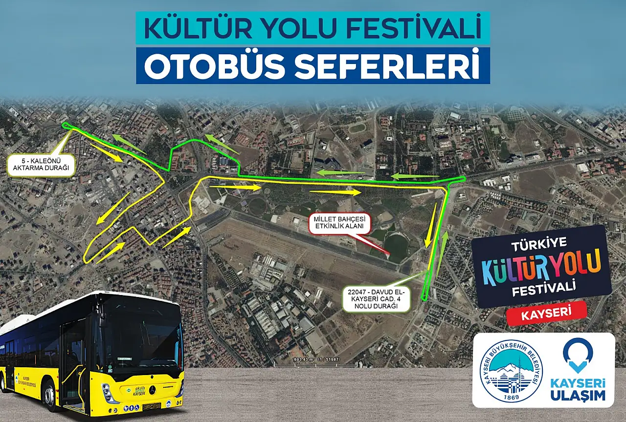 Kayseri'de ulaşım baştan sona değişti! Festivale özel güncelleme