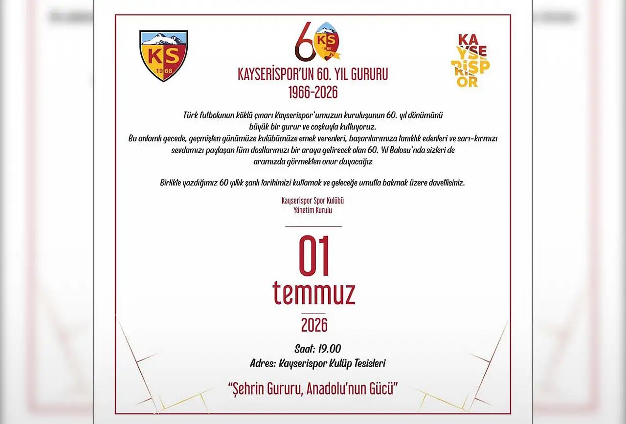 Kayserispor kutlama yapacak