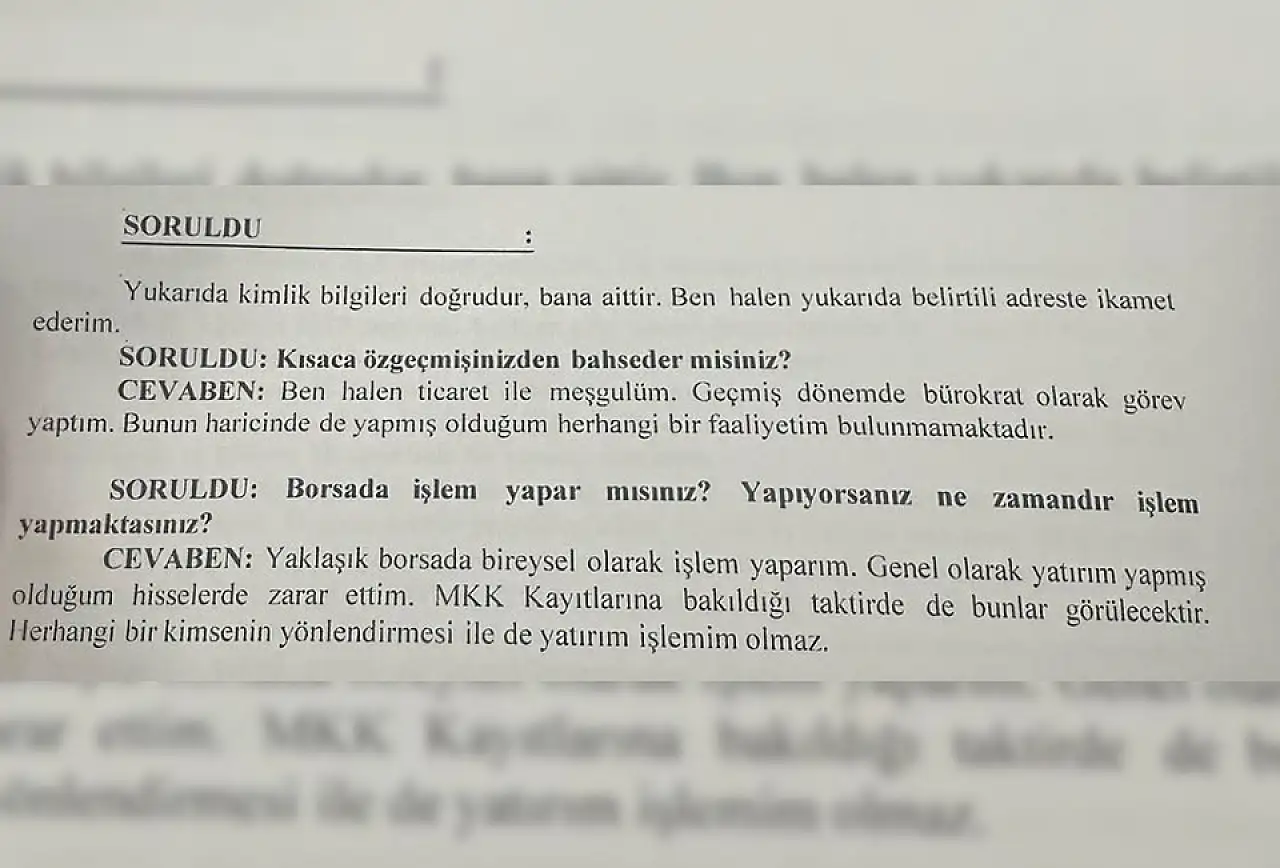 'Fonda zarar ettim' demişti! İşte Kayserili Bakan yardımcısı ile ilgili verilen o tutuklama kararı