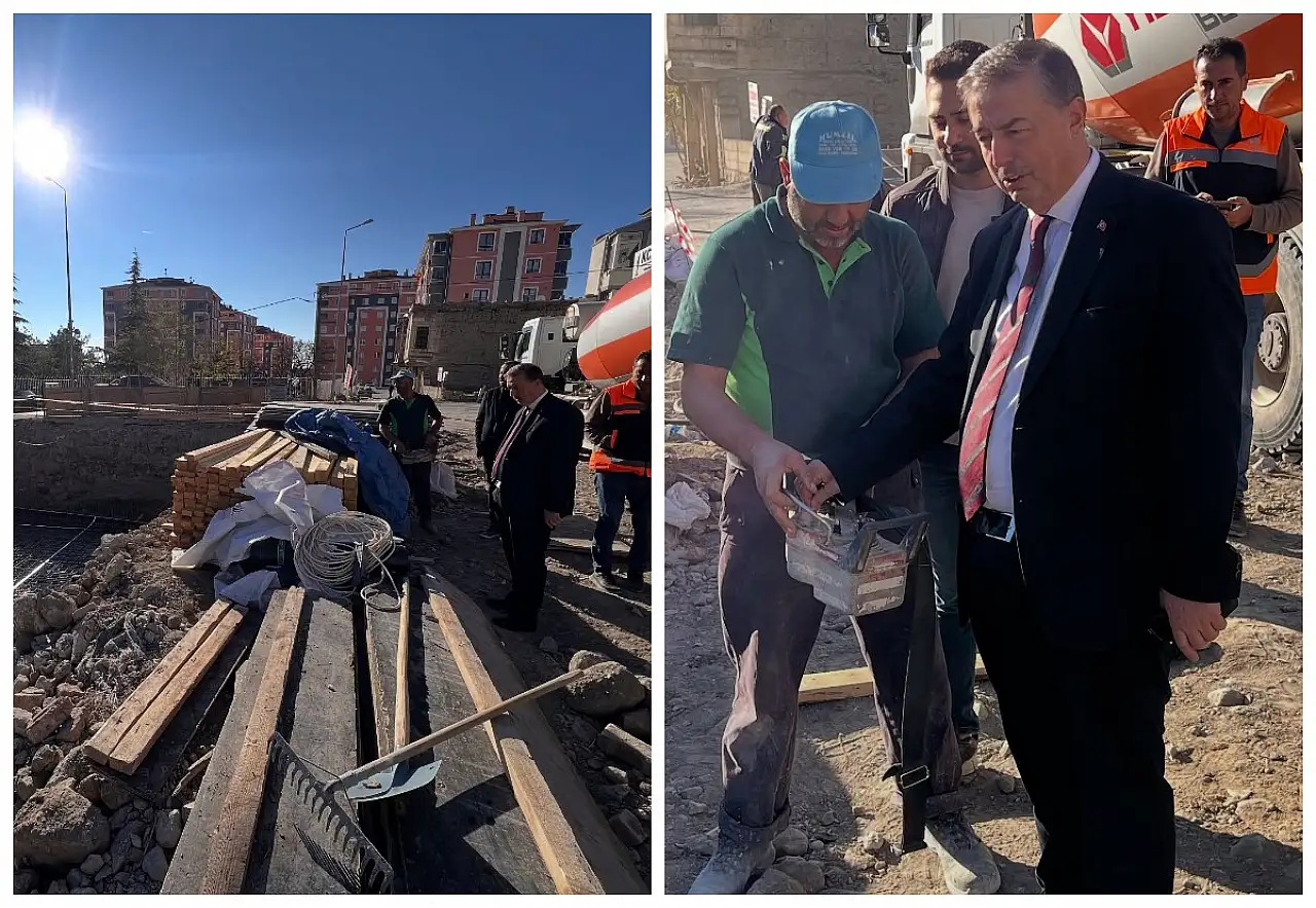 Kayseri'de 40 dükkanlı yeni bir çarşı daha yapılıyor! Temeli atıldı, bakın nerede