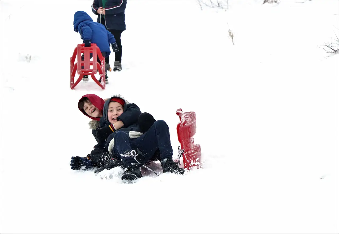 Beyaz örtü Kayseri'yi masala dönüştürdü