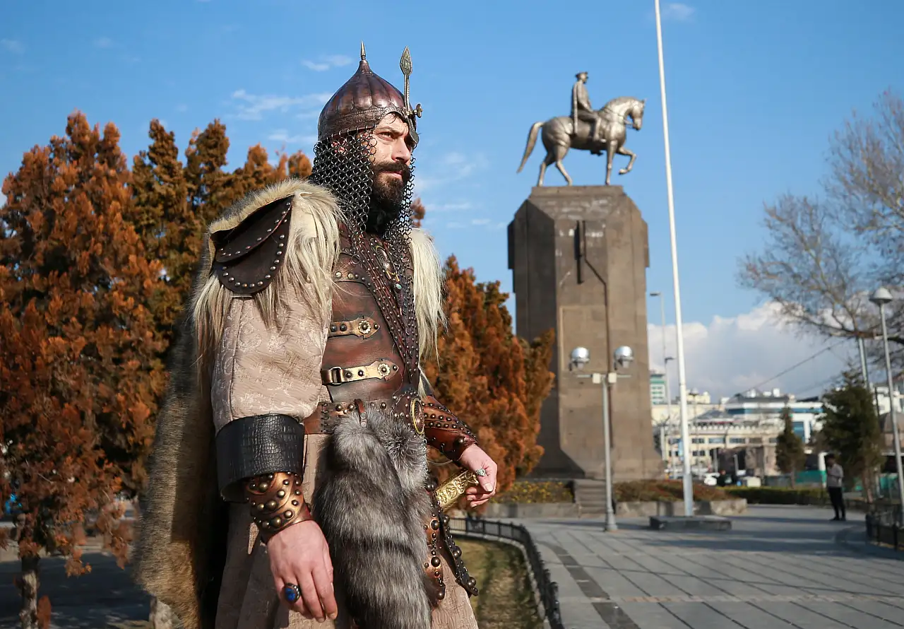 Kayseri sokaklarında ilginç görüntü!