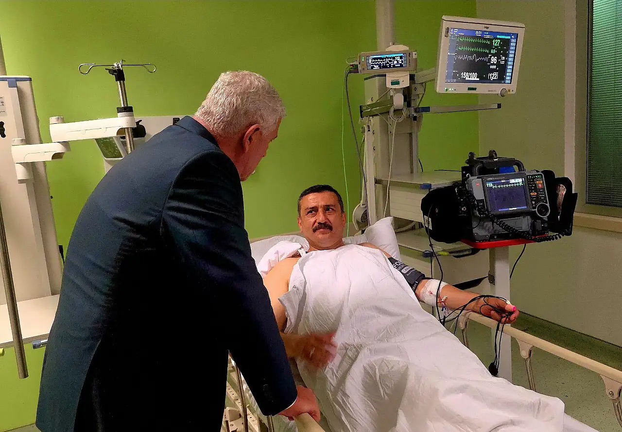 Kayserili vekil hastanelik oldu! İşte o görüntüler