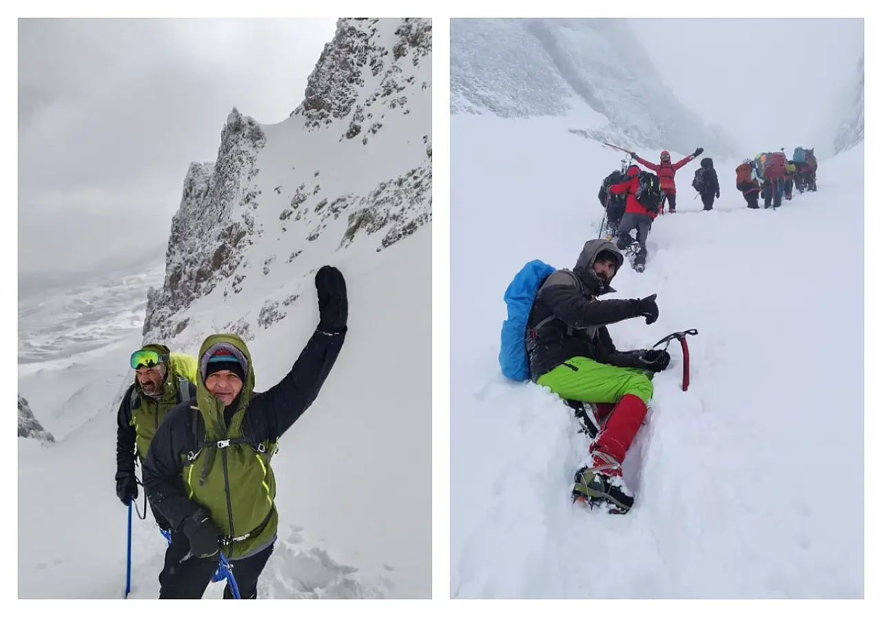 Şehir merkezinde durum farklı ama bu görüntü Kayseri'de çekildi