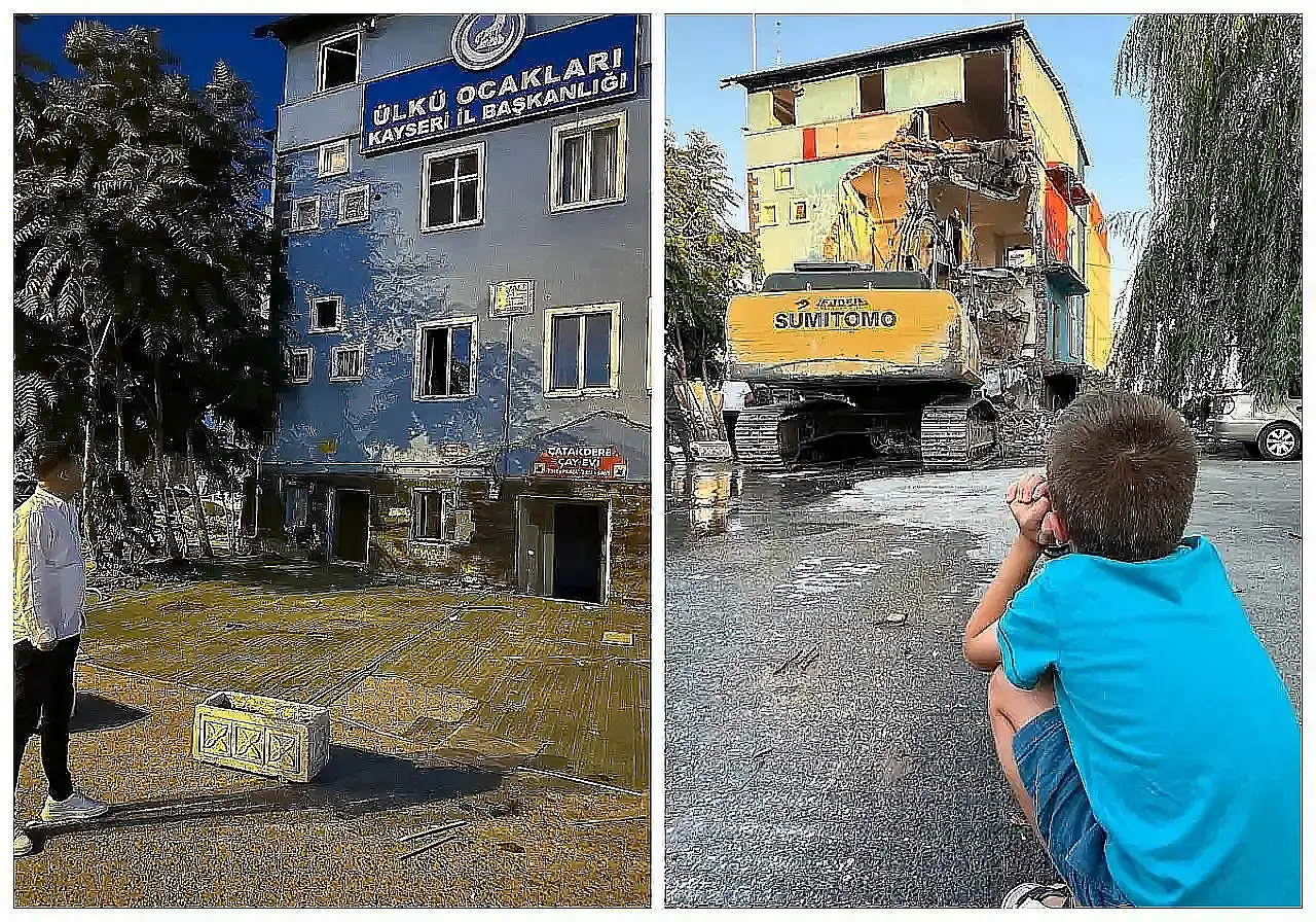 Kayseri Ülkü Ocakları'nın yeni binası yükseliyor