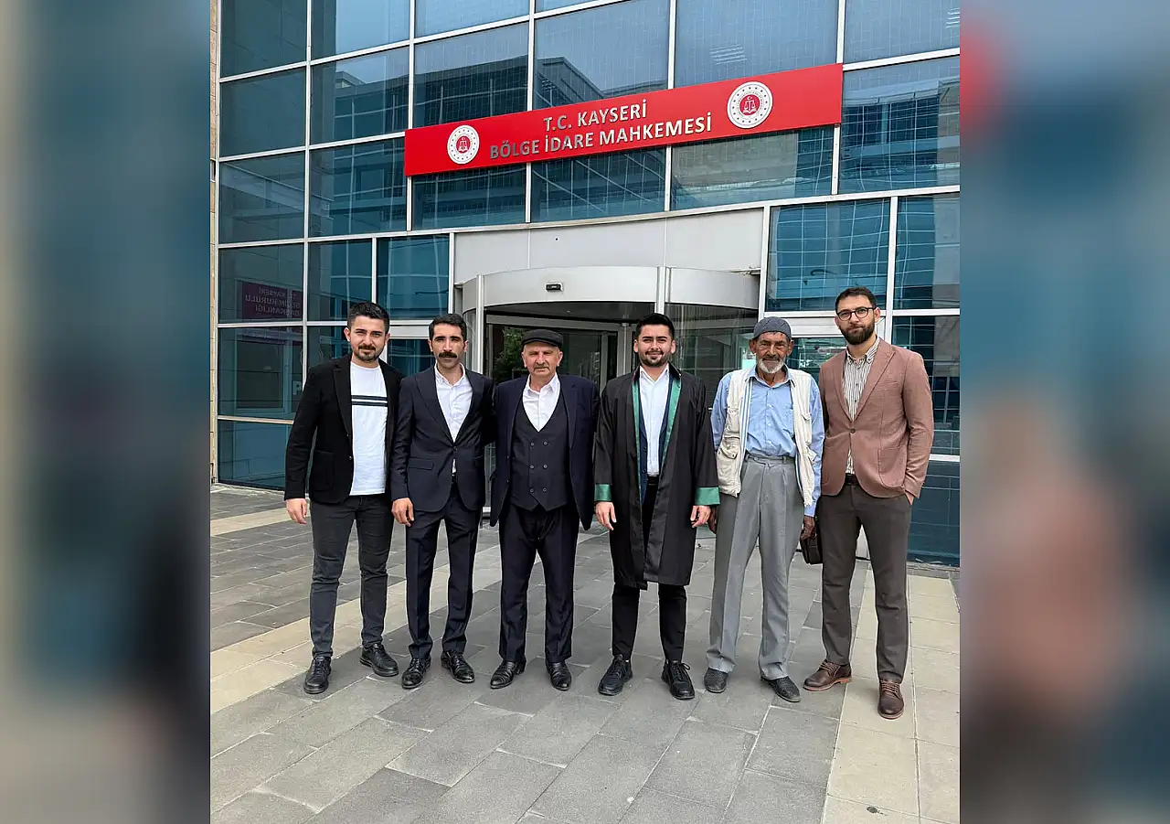 Kayseri'de 30 yıl önce kazanılmış hak yeniden tescillendi! Mahalleli rahat nefes aldı
