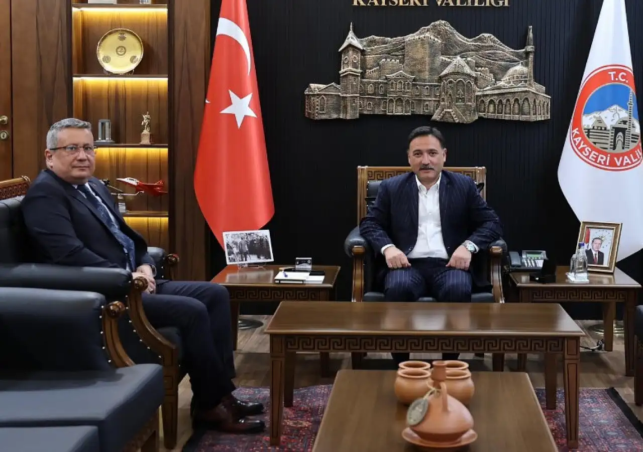 Kayseri'nin yeni Emniyet Müdürü Ergen'e ilk ziyaret Jandarma Komutanı'ndan