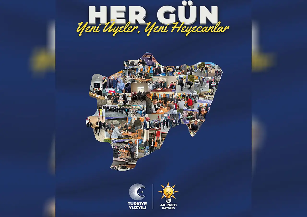 AK Parti Kayseri duyurdu! 16 ilçenin tamamında başlatıldı