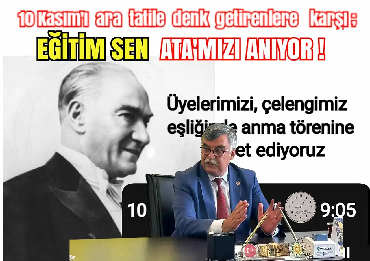 Tatil yok eğitimciler 10 Kasım'da Ata'nın huzuruna çıkıyor