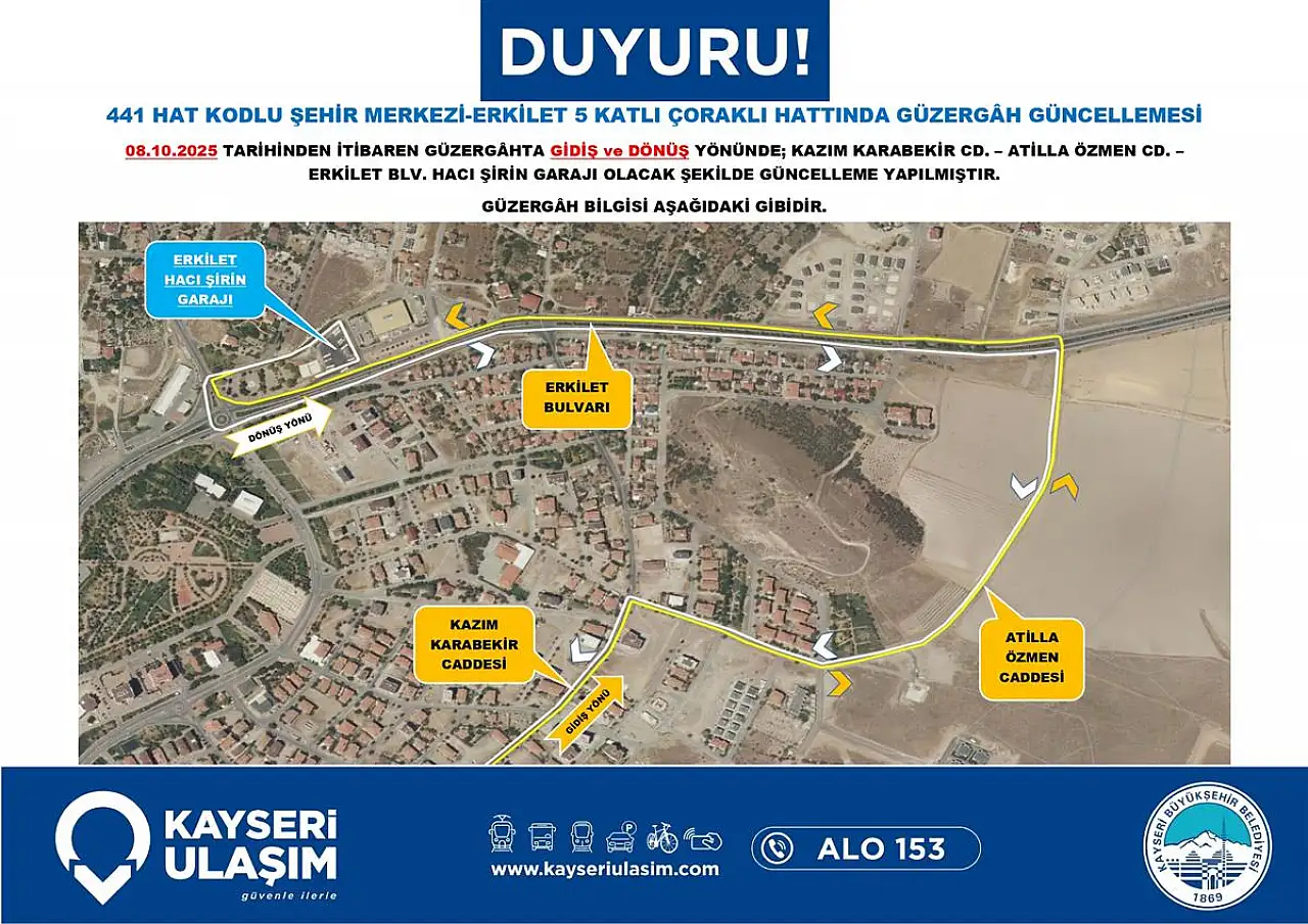 Dikkat! O hattın güzergahı güncellendi!