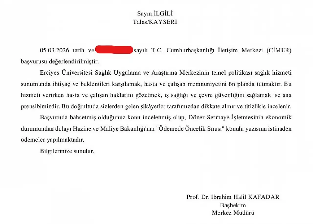 Tıp Fakültesi'nde 'ödeme' krizi: CİMER başvurularından bakın ne cevap geldi!