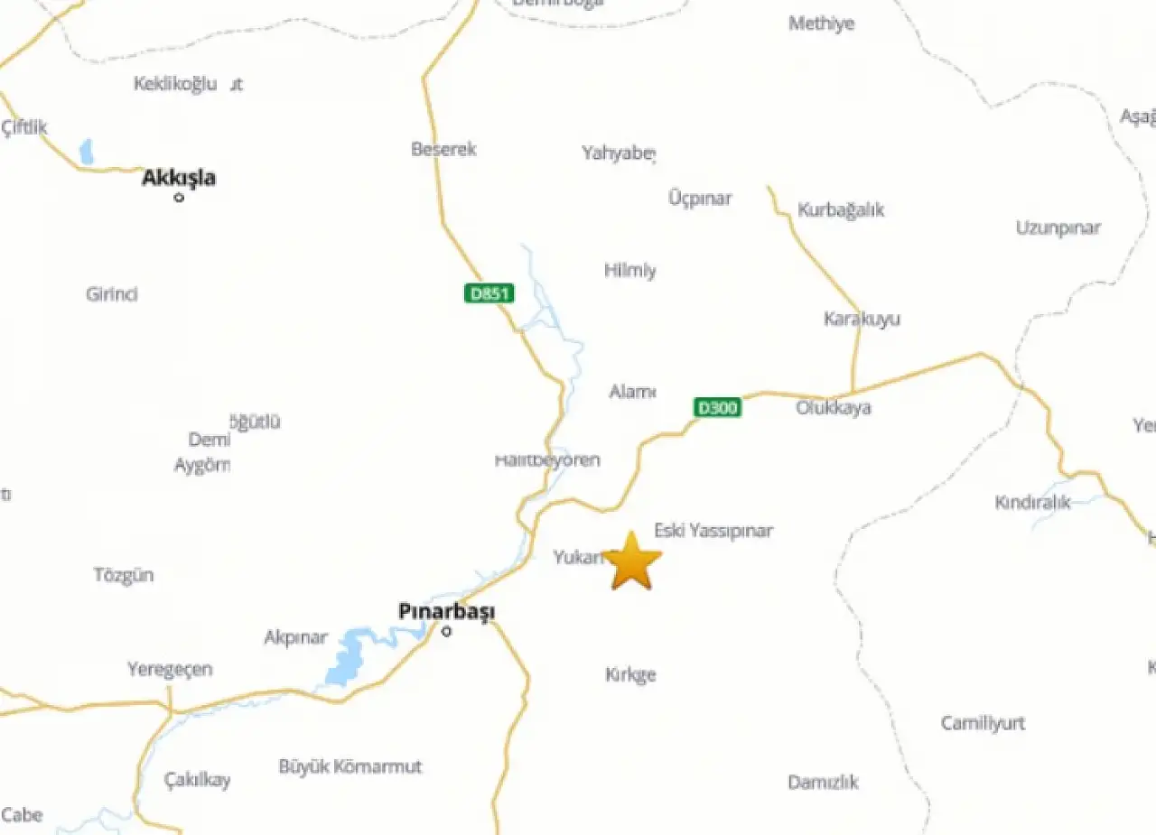 Kayseri'de deprem