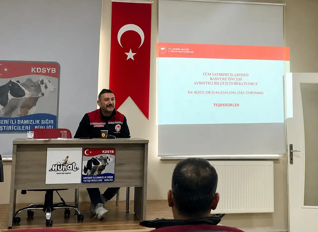 Kayseri Damızlık Sığır Yetiştiricileri Birliği'nden proje hazırlama eğitimi