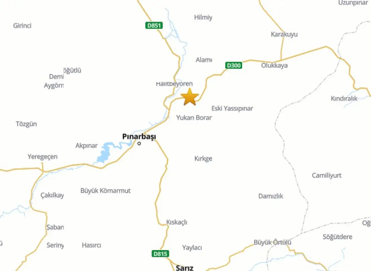 Kayseri'de sabah saatlerinde deprem!