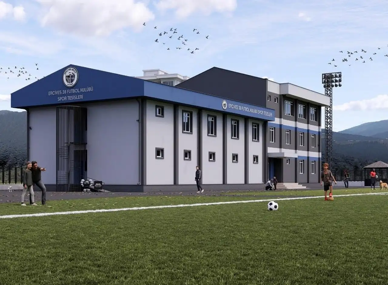 Kayseri'de spor tesisi baştan sona yenileniyor: 780 kişilik tribün geliyor
