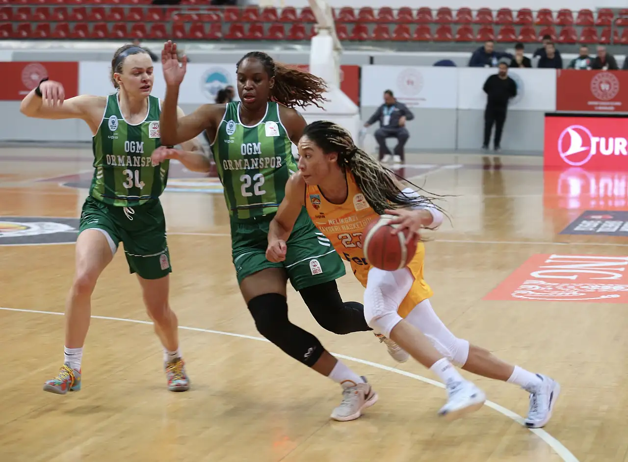 Melikgazi Kayseri Basketbol: 76 - OGM Ormanspor: 81
