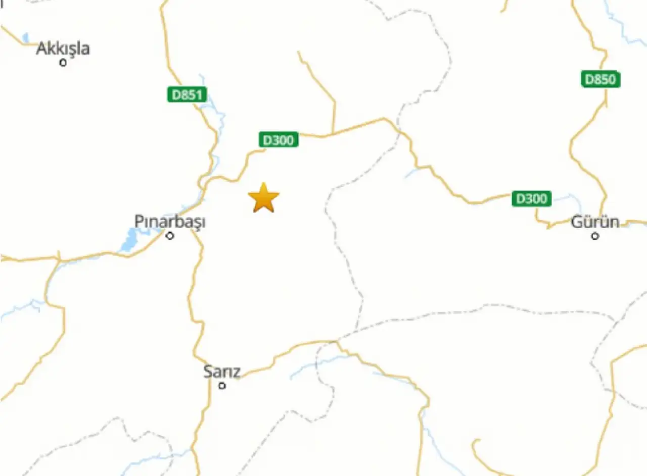 Kayseri'de deprem