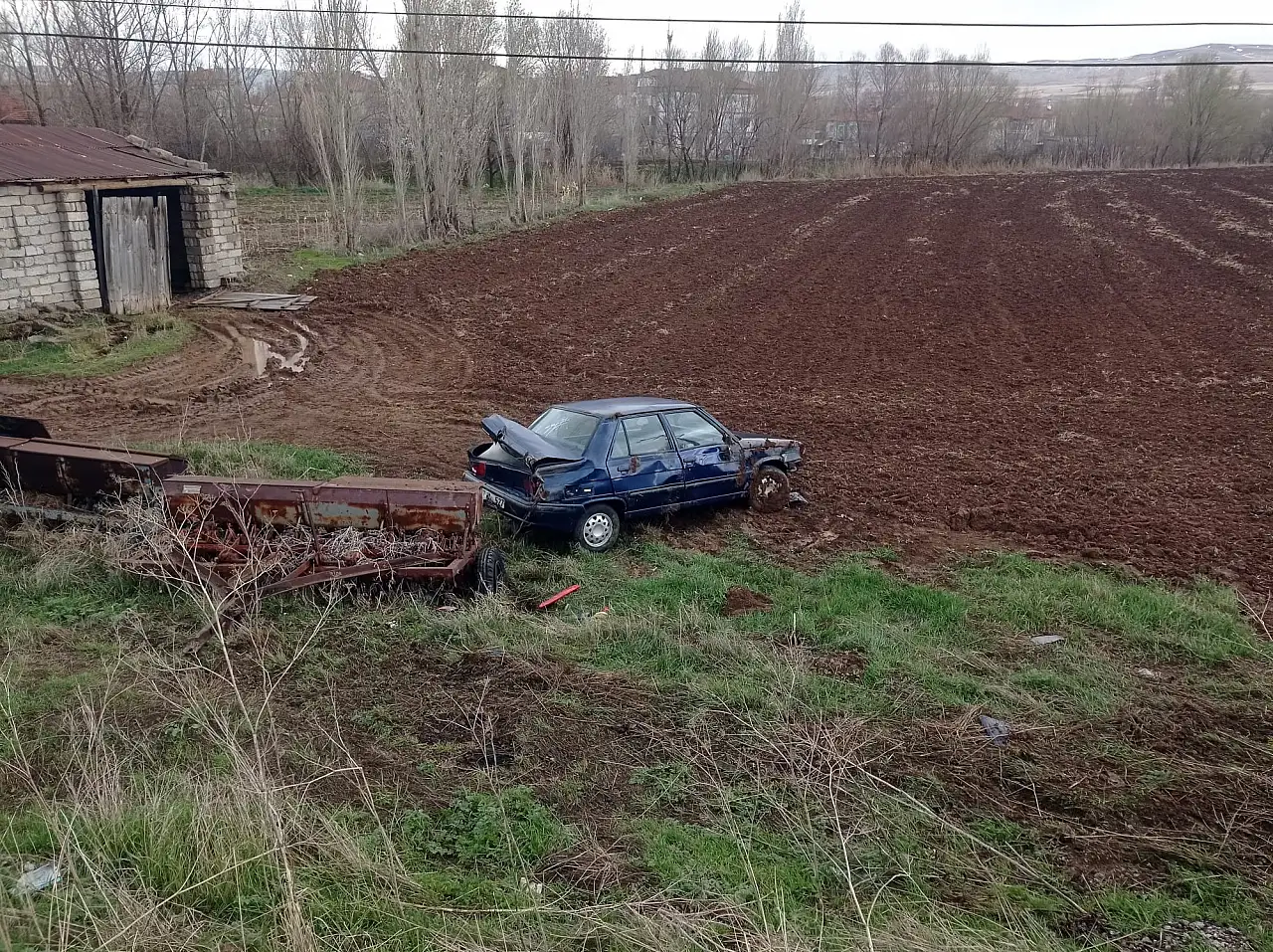 Sivas-Kayseri kara yolunda kaza