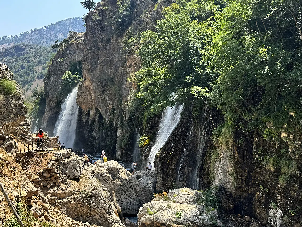 Kayseri'de kavurucu sıcağa buz gibi mola