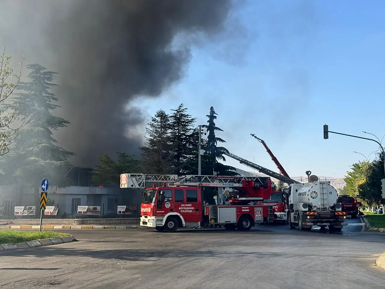 Kayseri OSB'de yangın çıktı!