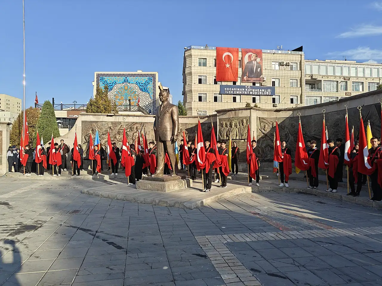 Mustafa Kemal Atatürk Kayseri'de anıldı! Zaman durdu