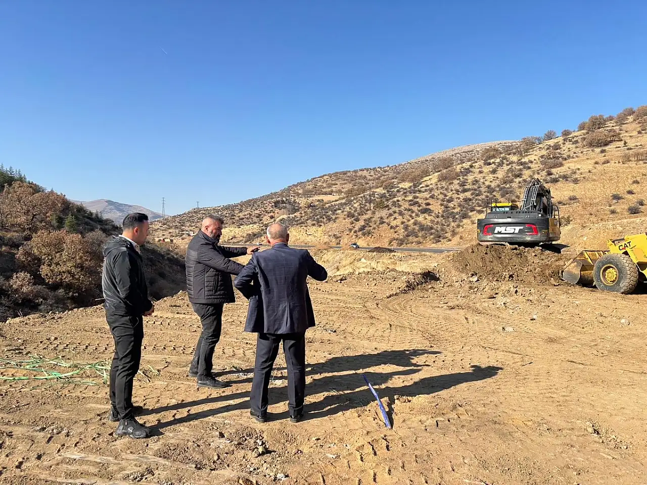 Kayseri'de o ilçenin giriş ve çıkışlarında hummalı çalışma!