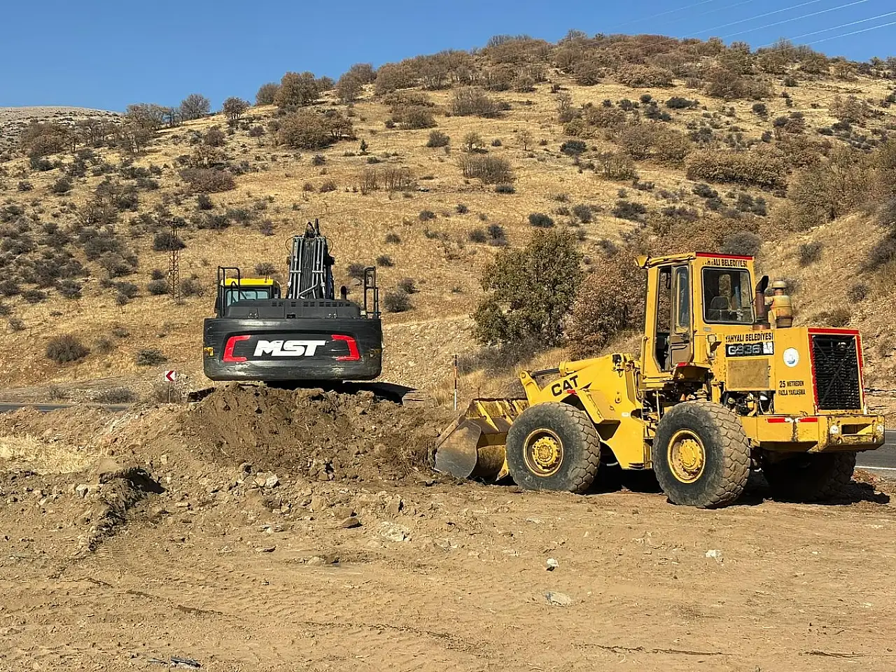 Kayseri'de o ilçenin giriş ve çıkışlarında hummalı çalışma!