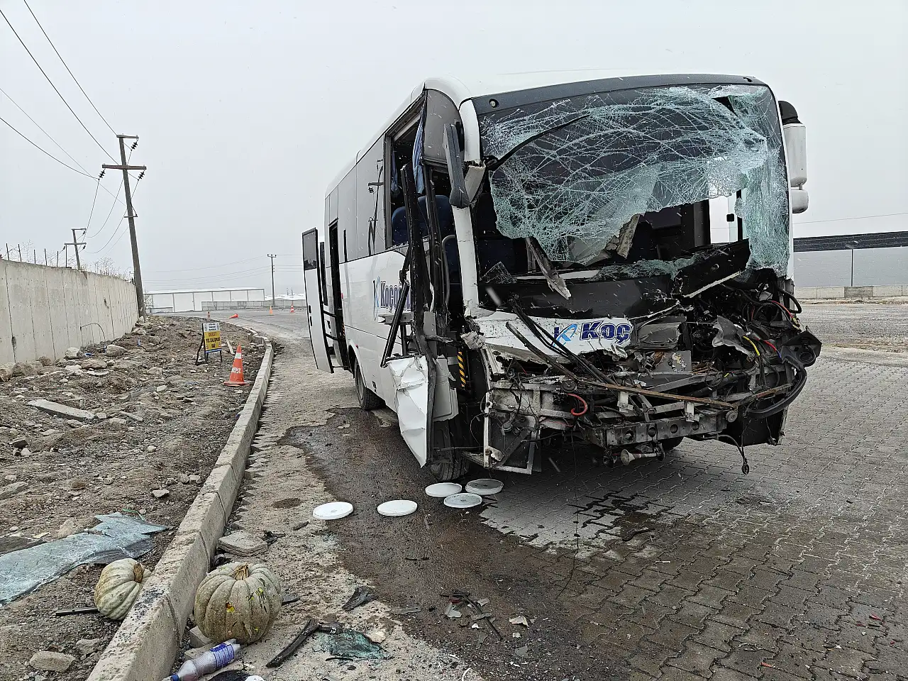Kayseri'de 22 kişi yaralanmıştı: İşte o kazadan ilk görüntüler