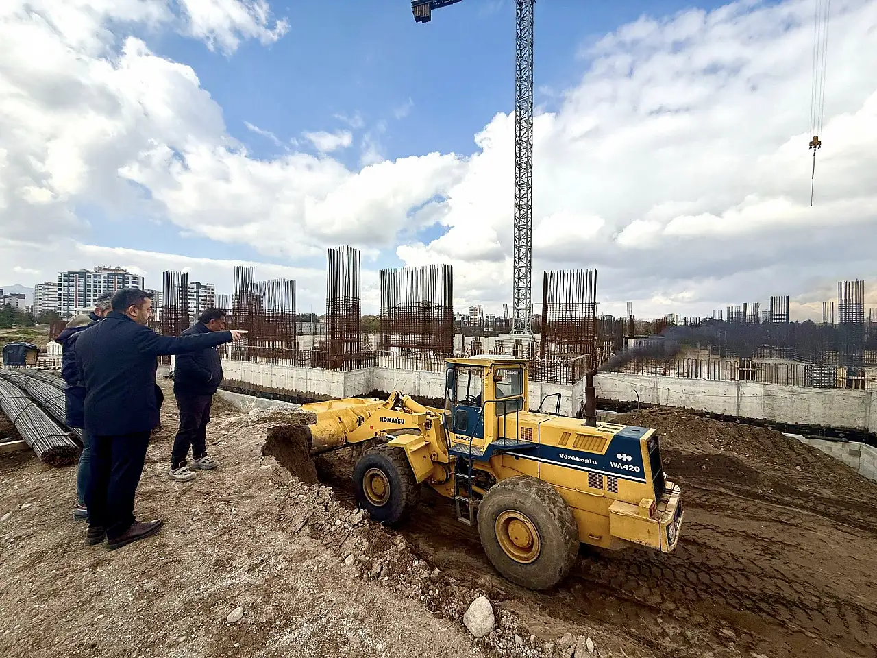 Kayseri'nin en büyük camisinde son durum! Yerinde inceledi