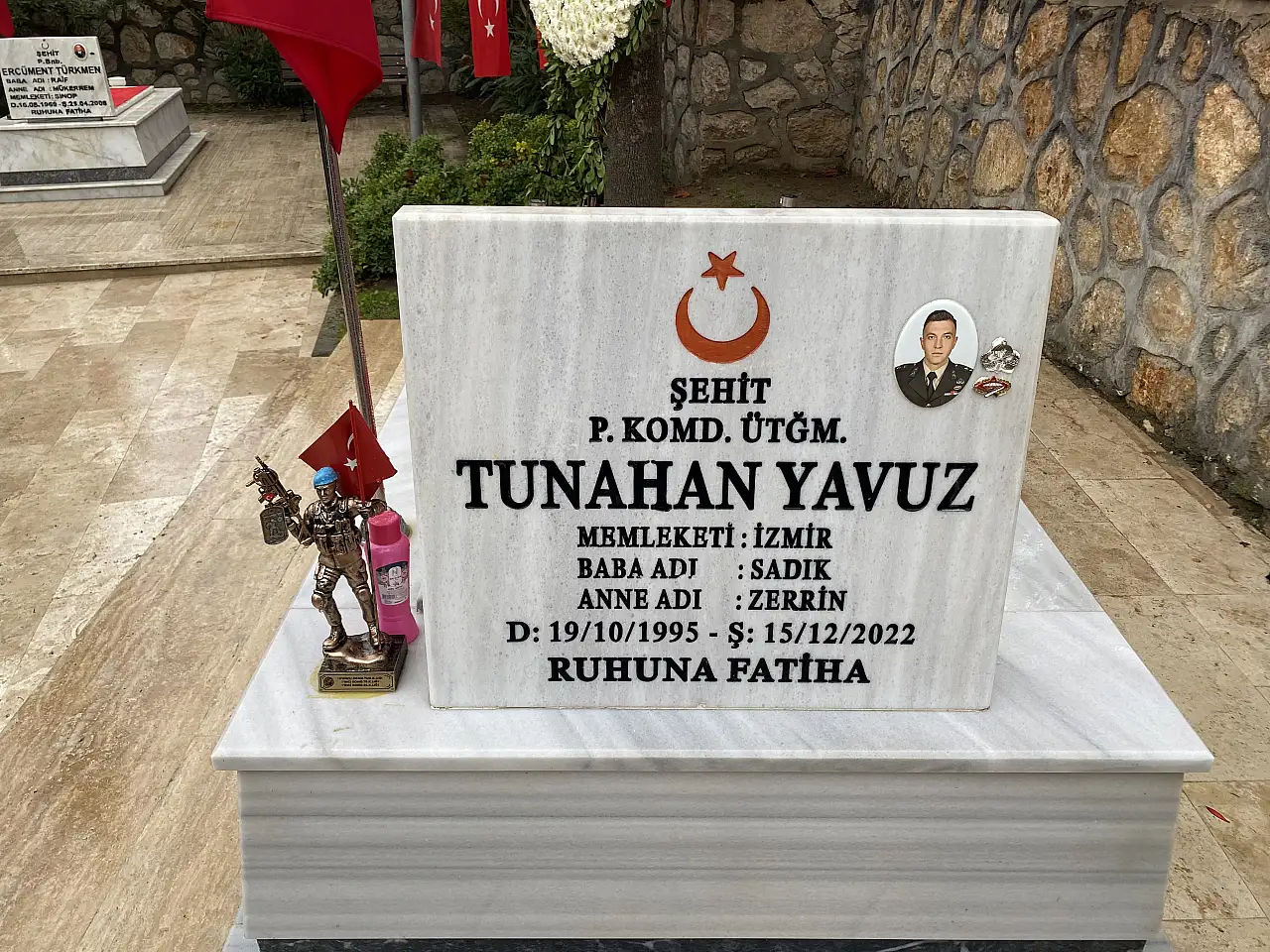 Kayseri'de yapılan şehit anıtı çalındı