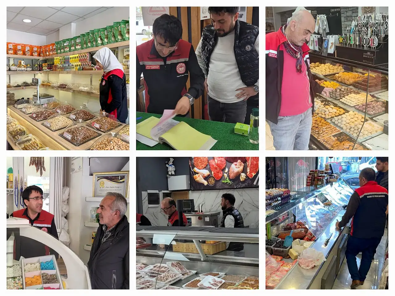 Pastanelerden marketlere her yer didik didik denetleniyor
