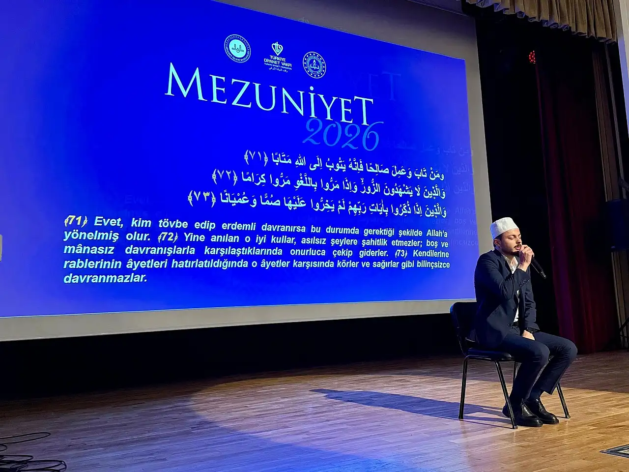 Kayseri'de, burslu öğrencilere yönelik program düzenlendi